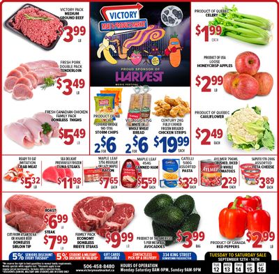 Victory Meat Market Flyer September 12 to 16