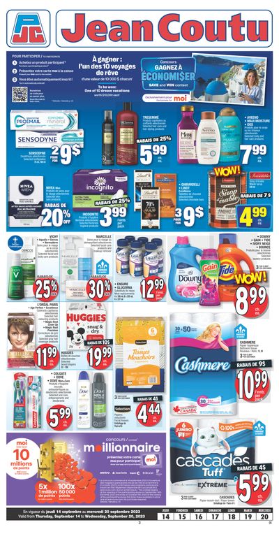 Jean Coutu (QC) Flyer September 14 to 20