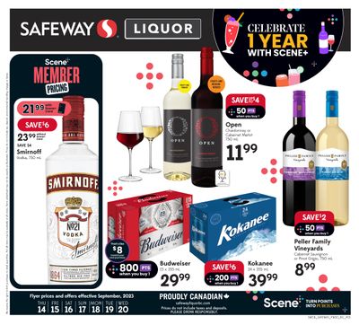 Safeway (BC) Liquor Flyer September 14 to 20
