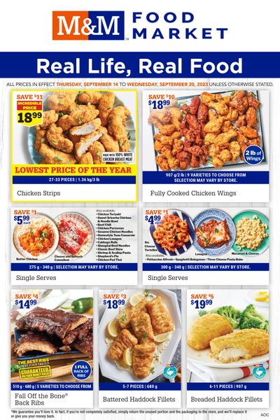 M&M Food Market (Atlantic & West) Flyer September 14 to 20