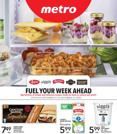 Metro (ON) Fuel Your Week Ahead Flyer September 14 to 27