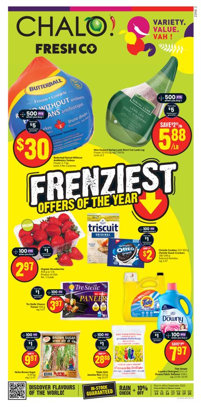 Chalo! FreshCo (West) Flyer September 14 to 20