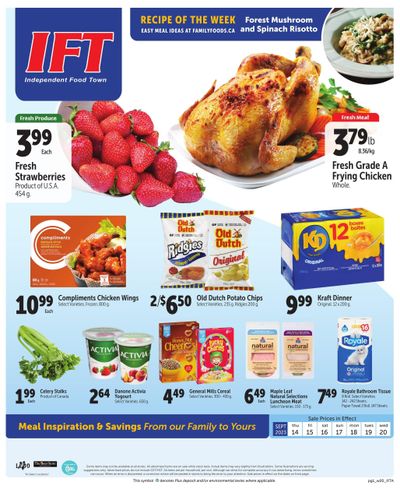 IFT Independent Food Town Flyer September 14 to 20