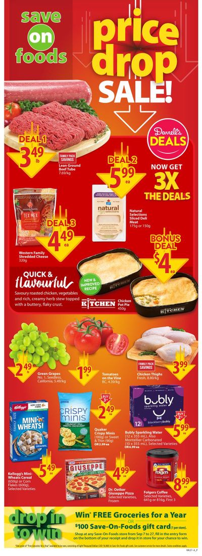 Save On Foods (BC) Flyer September 14 to 20