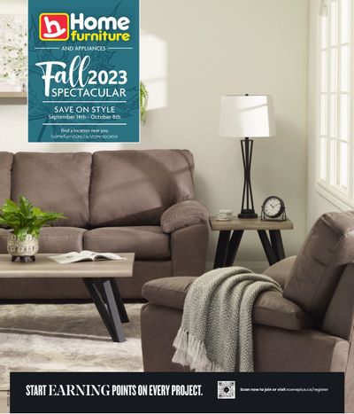 Home Furniture (ON) Fall 2023 Flyer September 14 to October 8