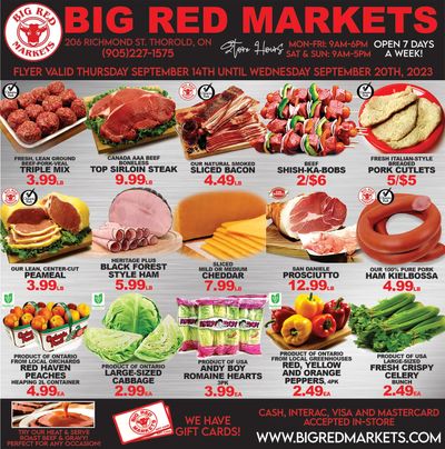 Big Red Markets Flyer September 14 to 20