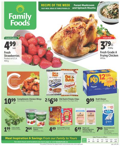 Family Foods Flyer September 14 to 20