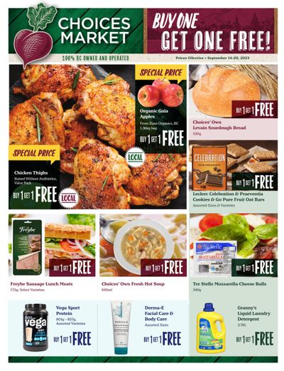 Choices Market Flyer September 14 to 20