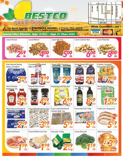BestCo Food Mart (Etobicoke) Flyer September 15 to 21