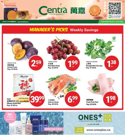 Centra Foods (Aurora) Flyer September 15 to 21