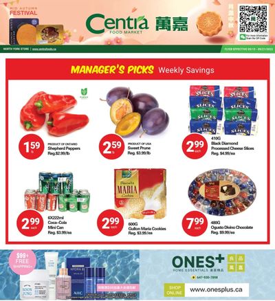 Centra Foods (North York) Flyer September 15 to 21