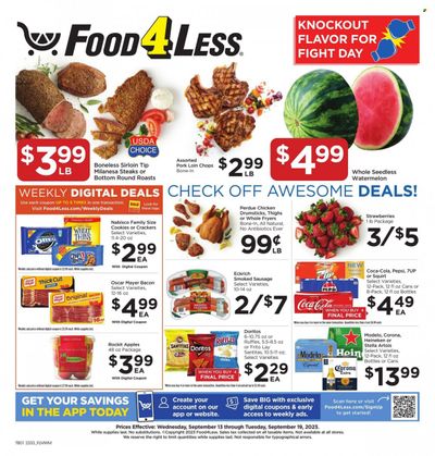 Food 4 Less (IL) Weekly Ad Flyer Specials September 13 to September 19, 2023