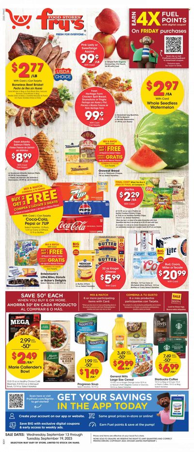 Fry’s (AZ) Weekly Ad Flyer Specials September 13 to September 19, 2023
