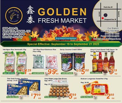 Golden Fresh Market Flyer September 15 to 21