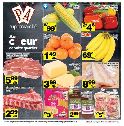 Supermarche PA Flyer September 18 to 24