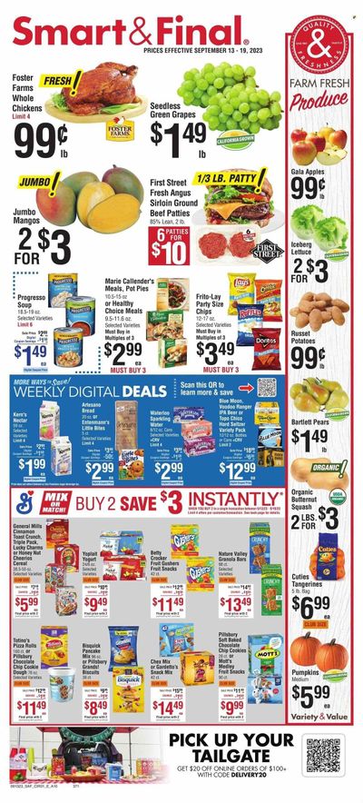 Smart & Final (CA) Weekly Ad Flyer Specials September 13 to September 19, 2023