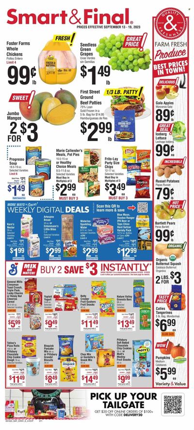 Smart & Final (CA) Weekly Ad Flyer Specials September 13 to September 19, 2023