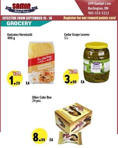 Samir Supermarket Flyer September 15 to 18