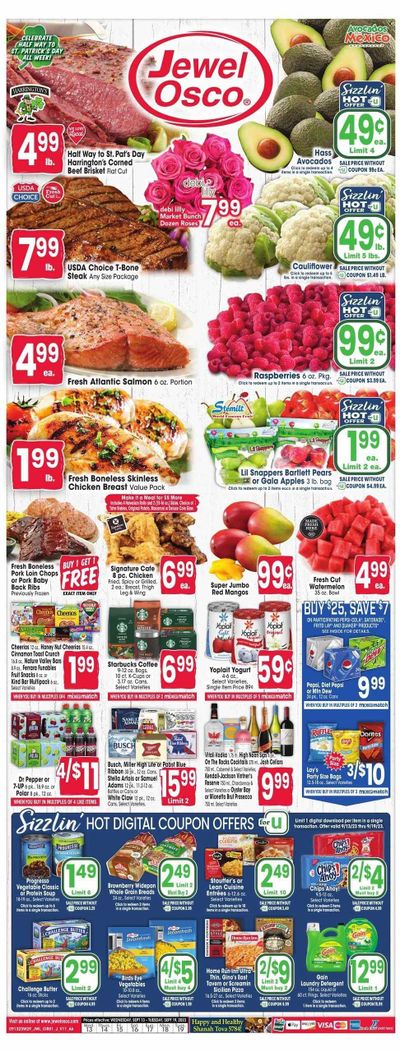 Jewel Osco (IL) Weekly Ad Flyer Specials September 13 to September 19, 2023