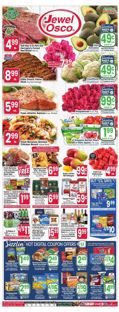 Jewel Osco (IL) Weekly Ad Flyer Specials September 13 to September 19, 2023