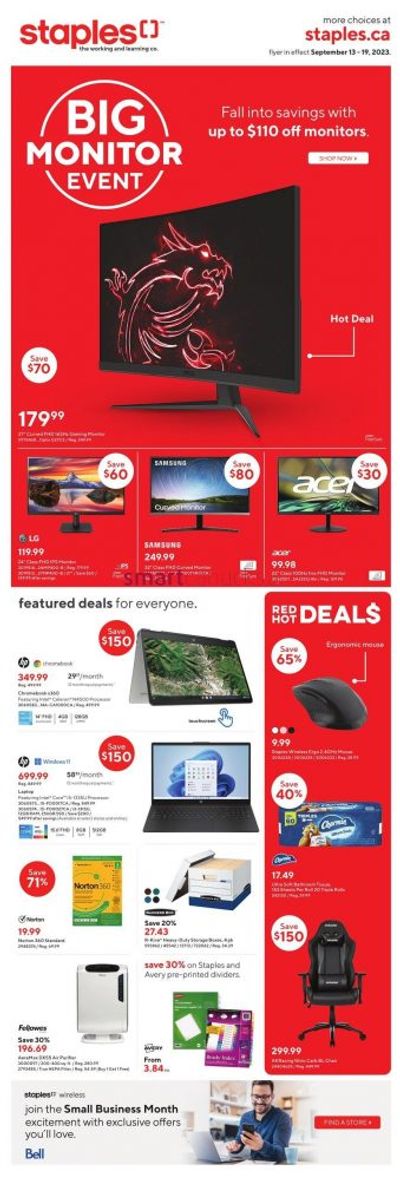 Staples Canada Weekly Offers and Flyer Deals