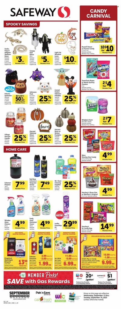 Safeway (CA) Weekly Ad Flyer Specials September 13 to September 19, 2023