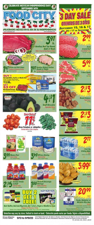 Food City (AZ) Weekly Ad Flyer Specials September 13 to September 19, 2023