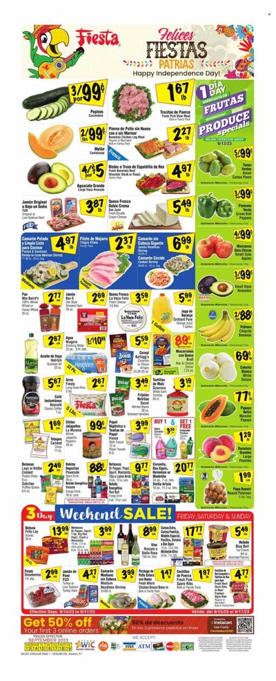 Fiesta Mart (TX) Weekly Ad Flyer Specials September 13 to September 19, 2023