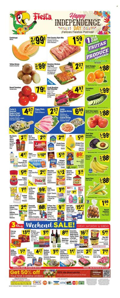 Fiesta Mart (TX) Weekly Ad Flyer Specials September 13 to September 19, 2023