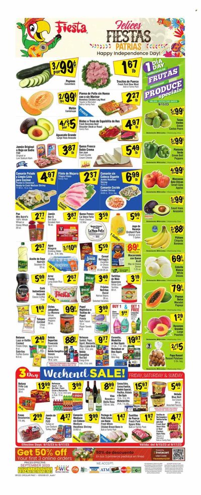 Fiesta Mart (TX) Weekly Ad Flyer Specials September 13 to September 19, 2023