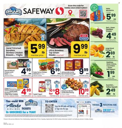 Safeway (AK) Weekly Ad Flyer Specials September 13 to September 19, 2023