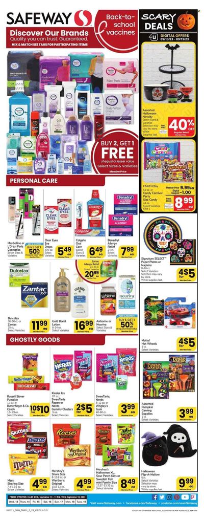 Safeway (AZ) Weekly Ad Flyer Specials September 13 to September 19, 2023
