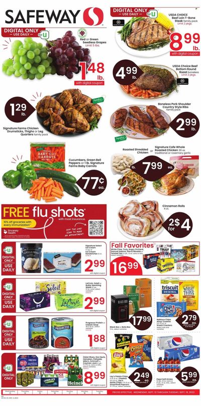Safeway (CO) Weekly Ad Flyer Specials September 13 to September 19, 2023