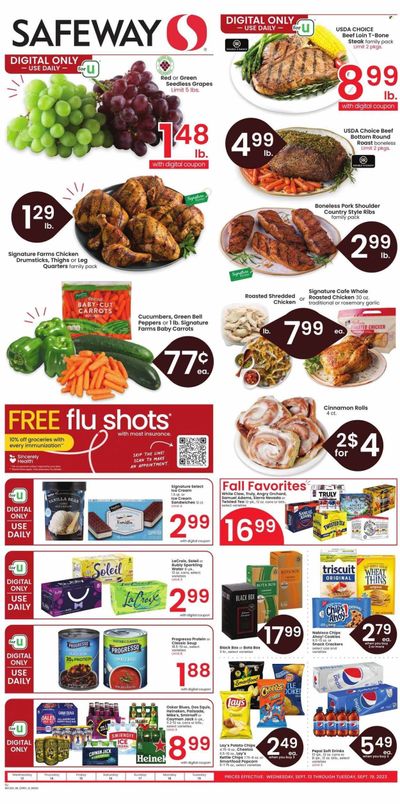 Safeway (CO) Weekly Ad Flyer Specials September 13 to September 19, 2023