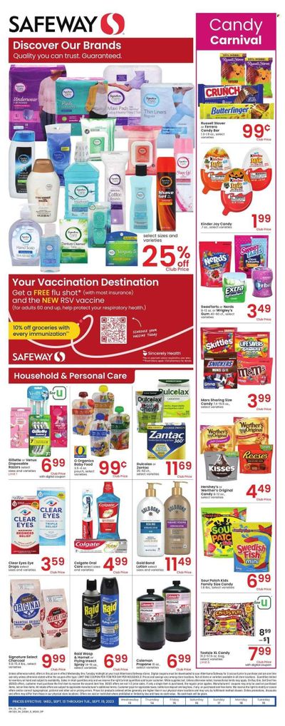 Safeway (MT, WY) Weekly Ad Flyer Specials September 13 to September 19, 2023