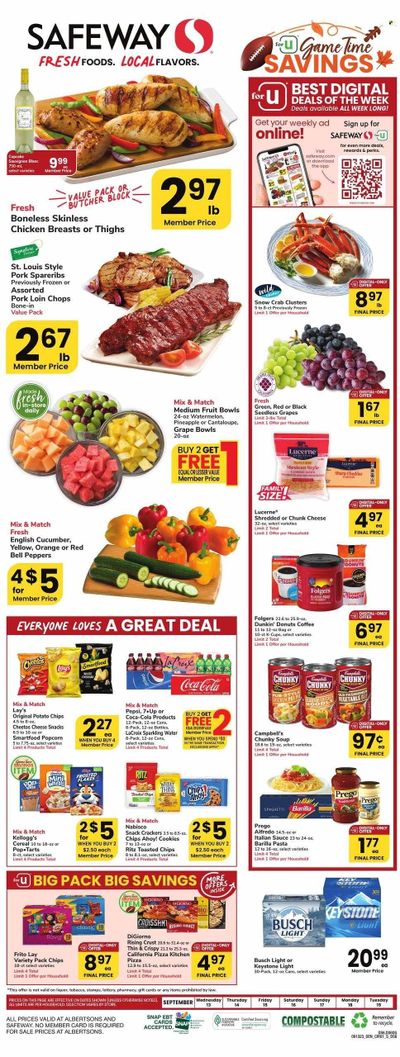 Safeway (NE) Weekly Ad Flyer Specials September 13 to September 19, 2023