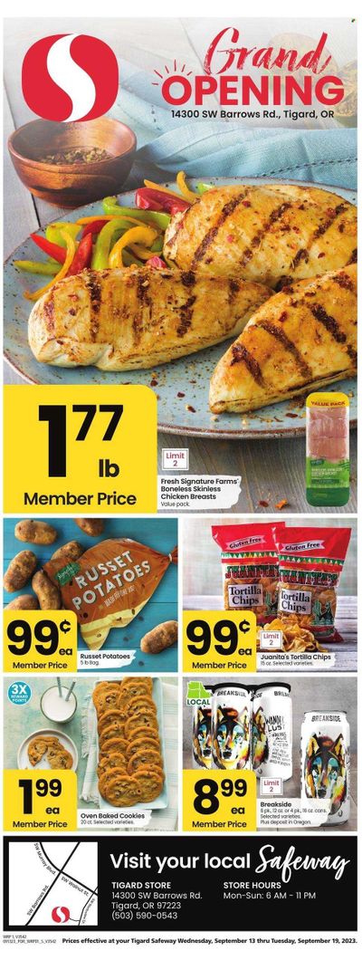 Safeway (OR) Weekly Ad Flyer Specials September 13 to September 19, 2023