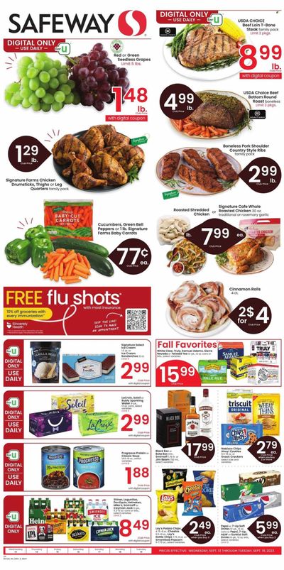 Safeway (WY) Weekly Ad Flyer Specials September 13 to September 19, 2023