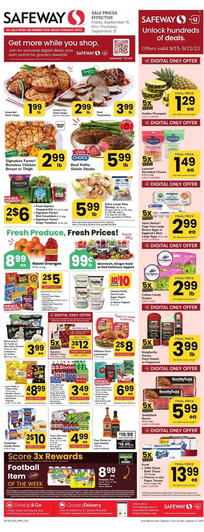 Safeway (DC) Weekly Ad Flyer Specials September 15 to September 21, 2023