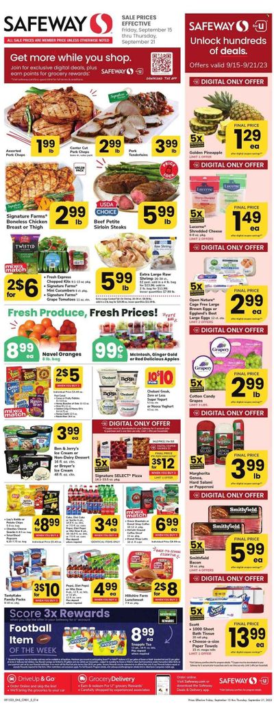 Safeway (MD) Weekly Ad Flyer Specials September 15 to September 21, 2023