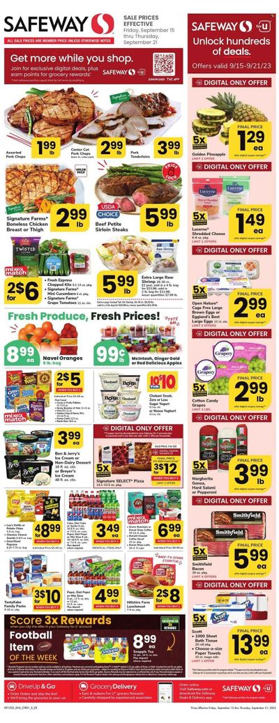 Safeway (MD) Weekly Ad Flyer Specials September 15 to September 21, 2023