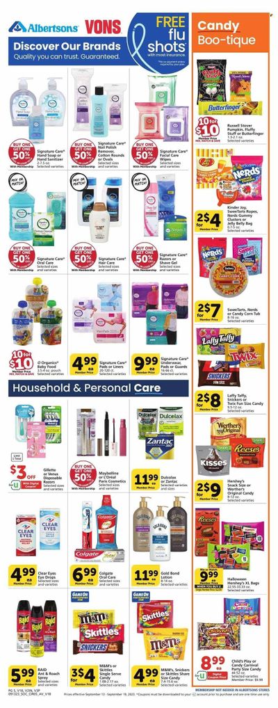 Vons (CA) Weekly Ad Flyer Specials September 13 to September 19, 2023
