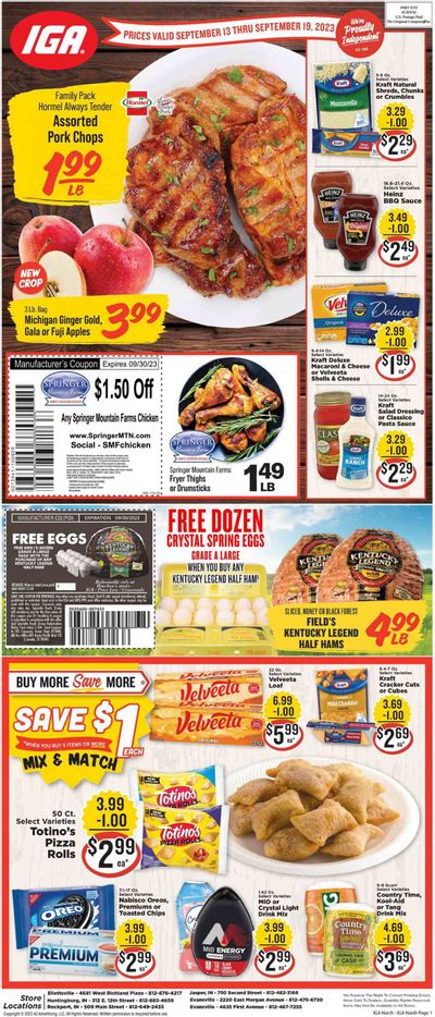 IGA (IN) Weekly Ad Flyer Specials September 13 to September 19, 2023