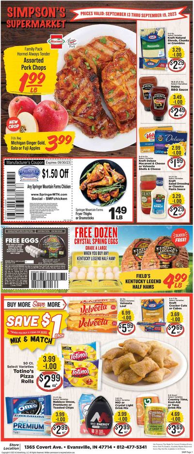 IGA (IN) Weekly Ad Flyer Specials September 13 to September 19, 2023