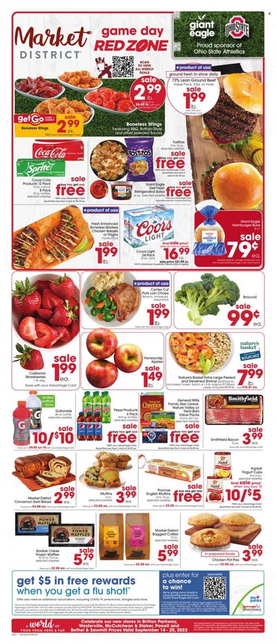 Giant Eagle (OH) Weekly Ad Flyer Specials September 14 to September 20, 2023