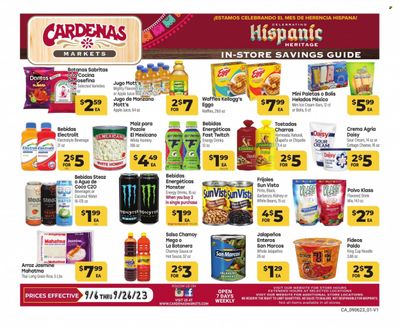 Cardenas (CA, NV) Weekly Ad Flyer Specials September 6 to September 26, 2023