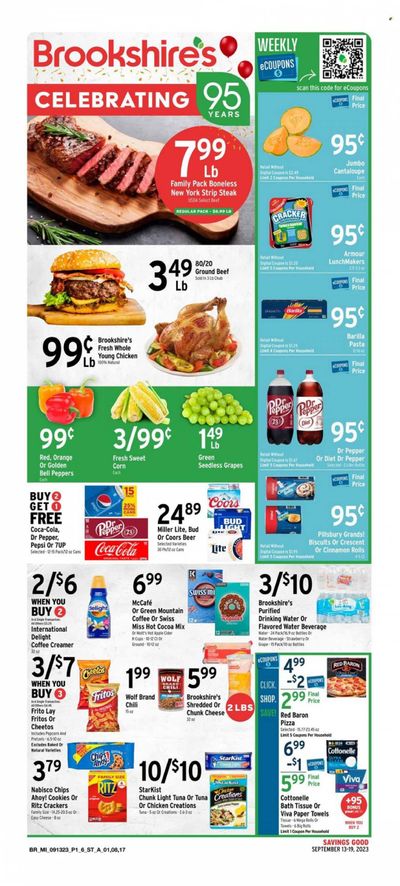 Brookshires (AR, LA, TX) Weekly Ad Flyer Specials September 13 to September 19, 2023
