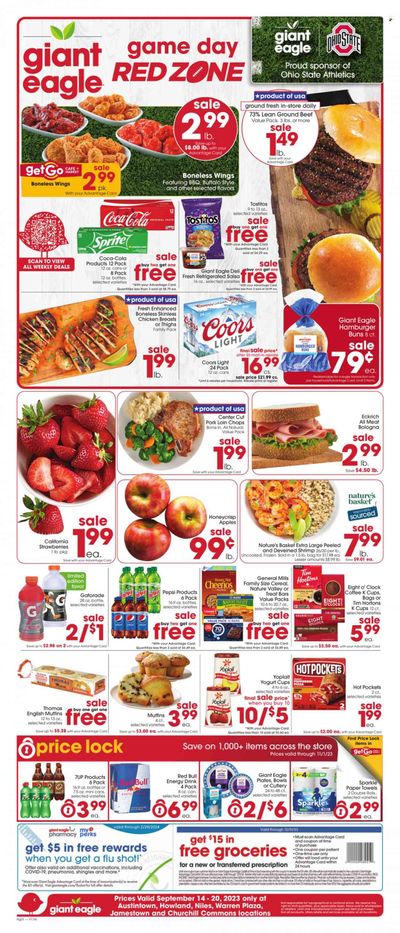 Giant Eagle (OH) Weekly Ad Flyer Specials September 14 to September 20, 2023