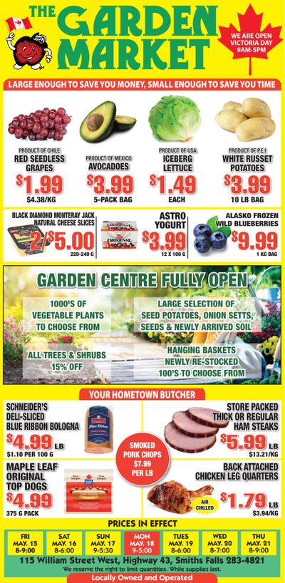 The Garden Market Flyer May 15 to 21