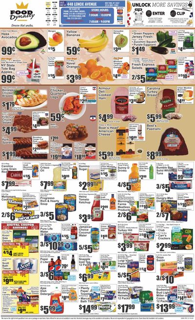 Food Dynasty (NY) Weekly Ad Flyer Specials September 15 to September 21, 2023